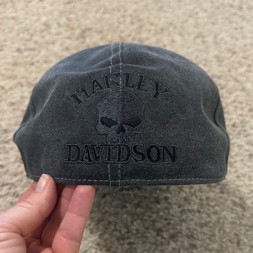 Harley-Davidson Charcoal Skull Cap